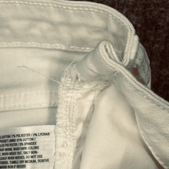 UNIVERSAL THREAD Jeans Women 12 White Stretch High-Rise Skinny Crop Denim Pant - Picture 15 of 16